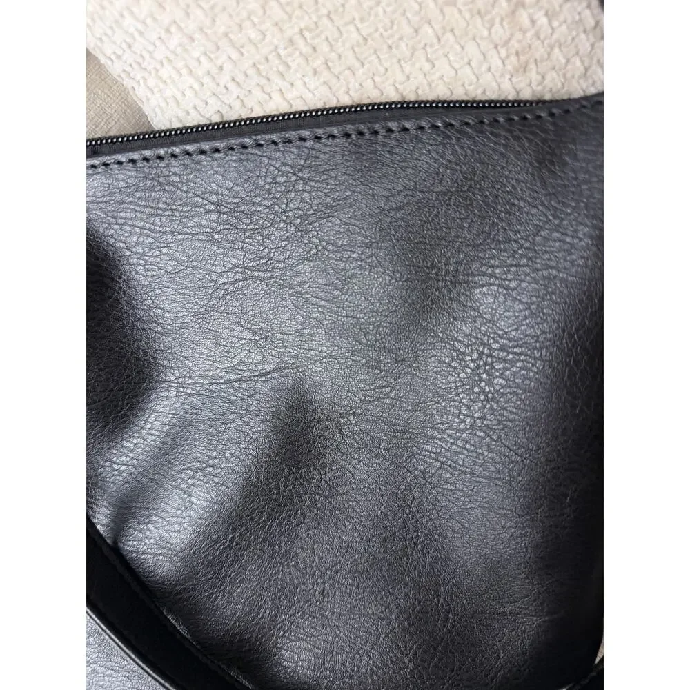 NEW seOSTO Crossbody Bag Size [ ] Vegan Leather Multi Pocket Sling